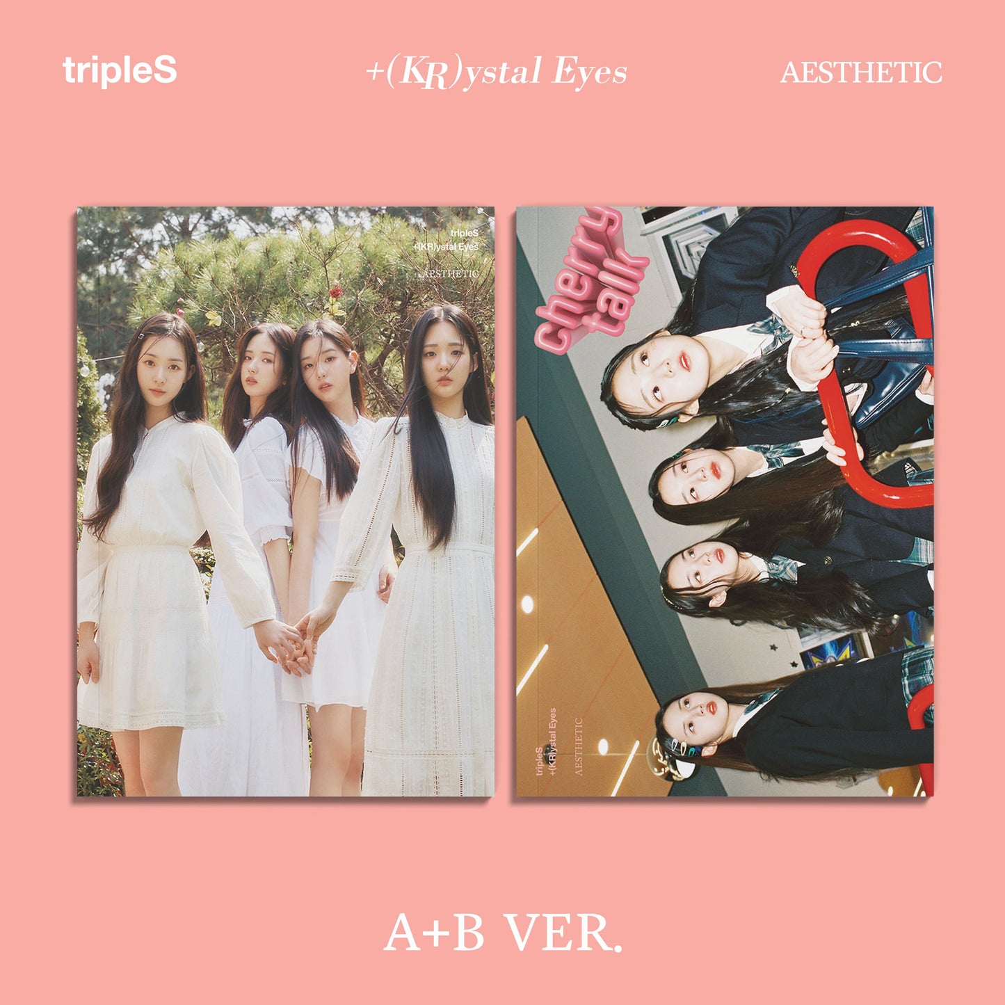 tripleS – Mini Album +(KR)ystal Eyes AESTHETIC (Random Version)