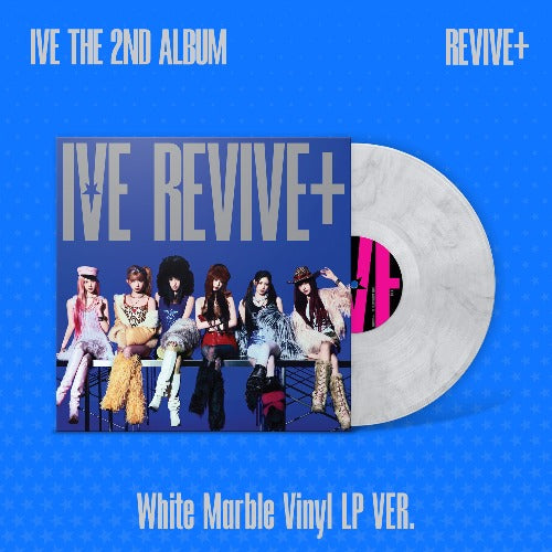 IVE - 2nd Album [REVIVE+] (White Marble Vinyl LP Ver.)