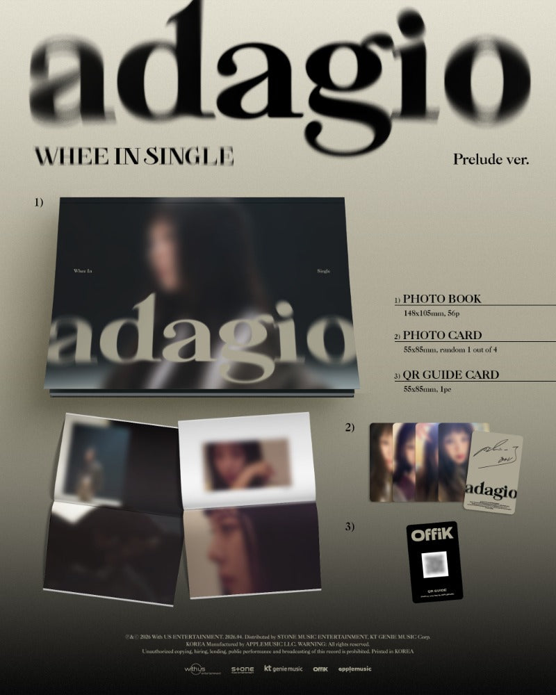 WHEE IN - Single Album [adagio] (Prelude Ver.)