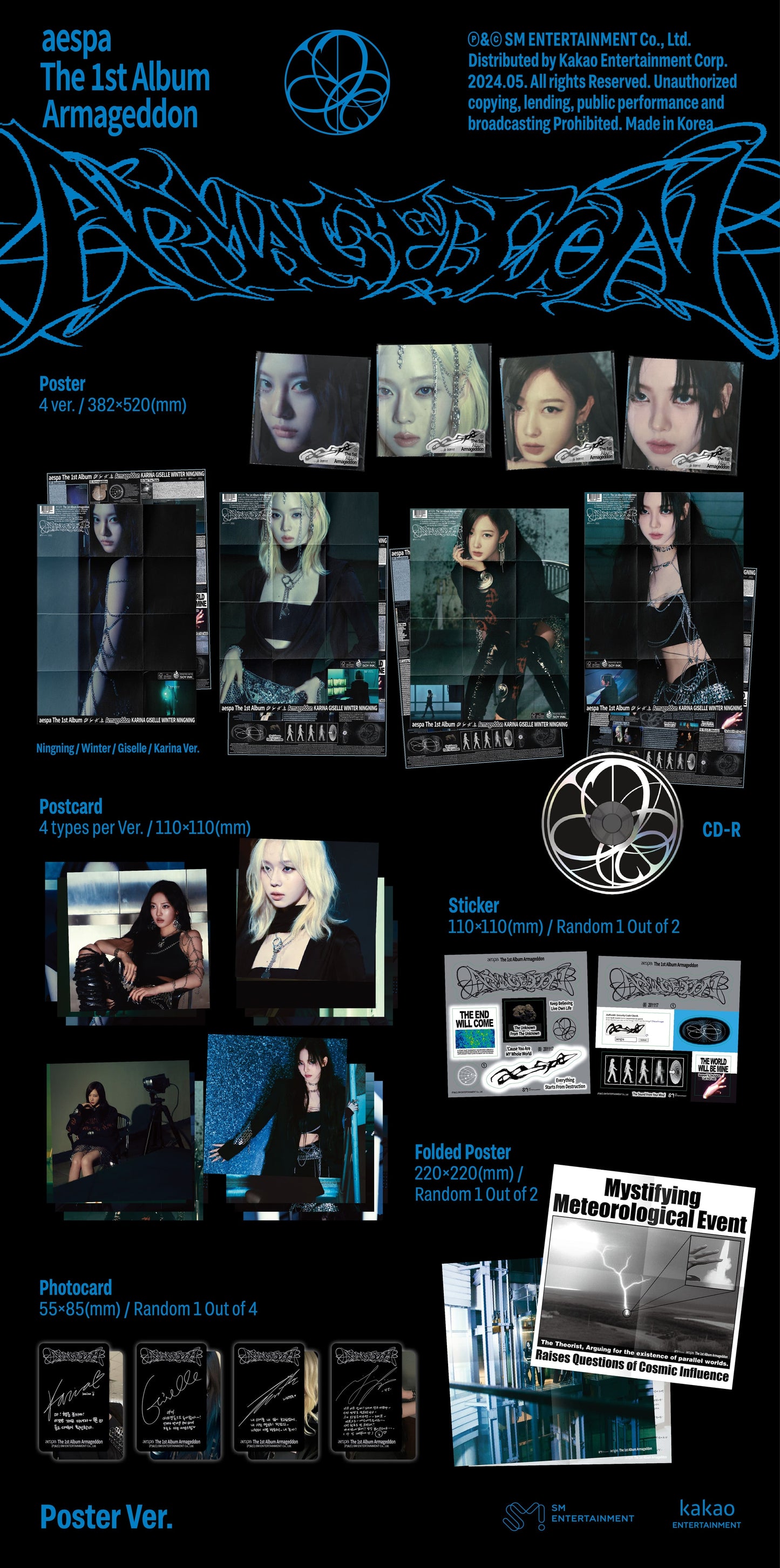 aespa - 1st Full Album [Armageddon] (Poster Ver.)