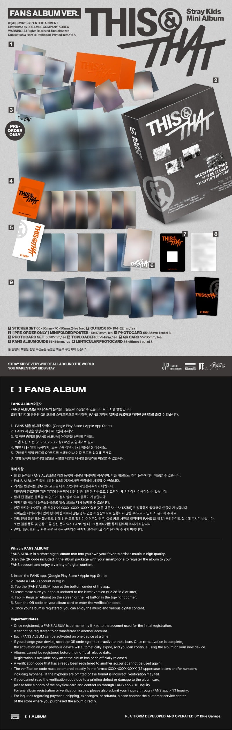 Stray Kids - 10th Mini Album [THIS & THAT] (FANS ALBUM VER.)
