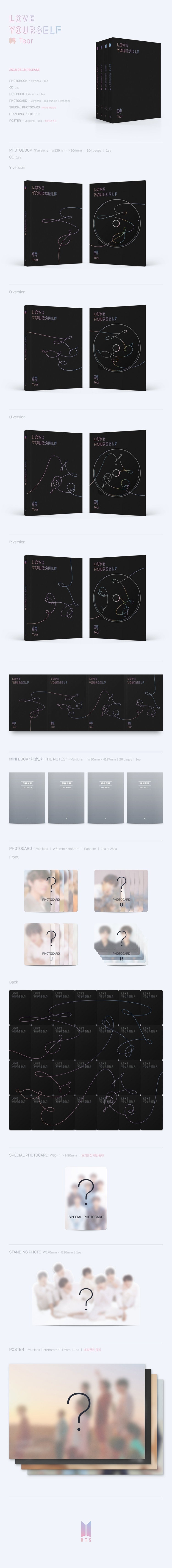 BTS - 3rd Album [LOVE YOURSELF 轉 'Tear']