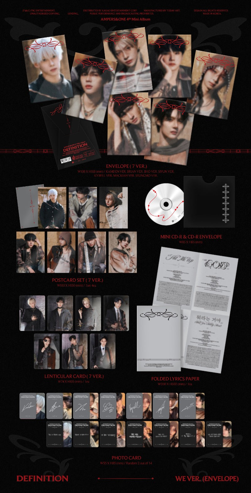 AMPERS&ONE 4th Mini Album [DEFINITION] (WE Ver.)