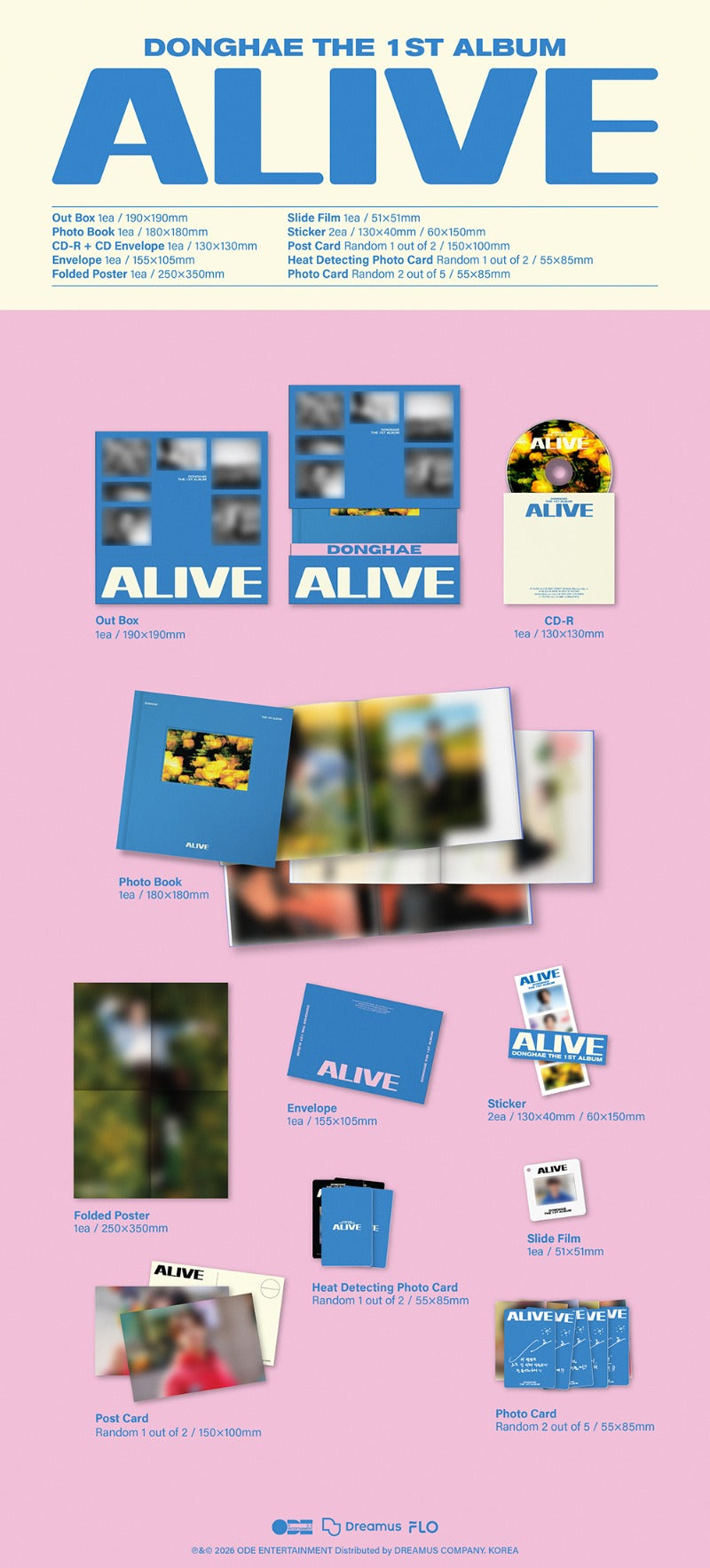 DONGHAE - 1st Album [ALIVE] (Photobook Ver.)