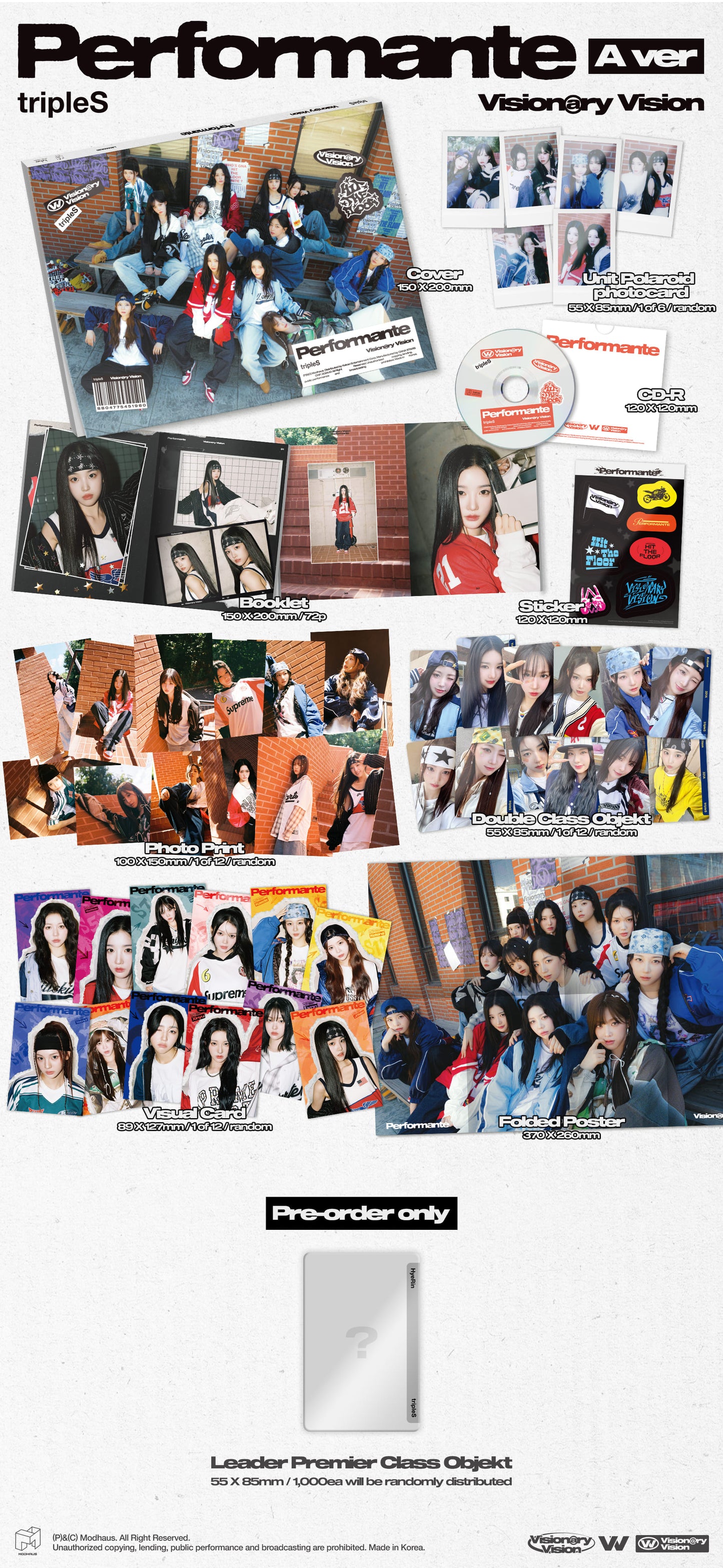 tripleS – Visionary Vision 1st Full Album (Performante) (Random Version)