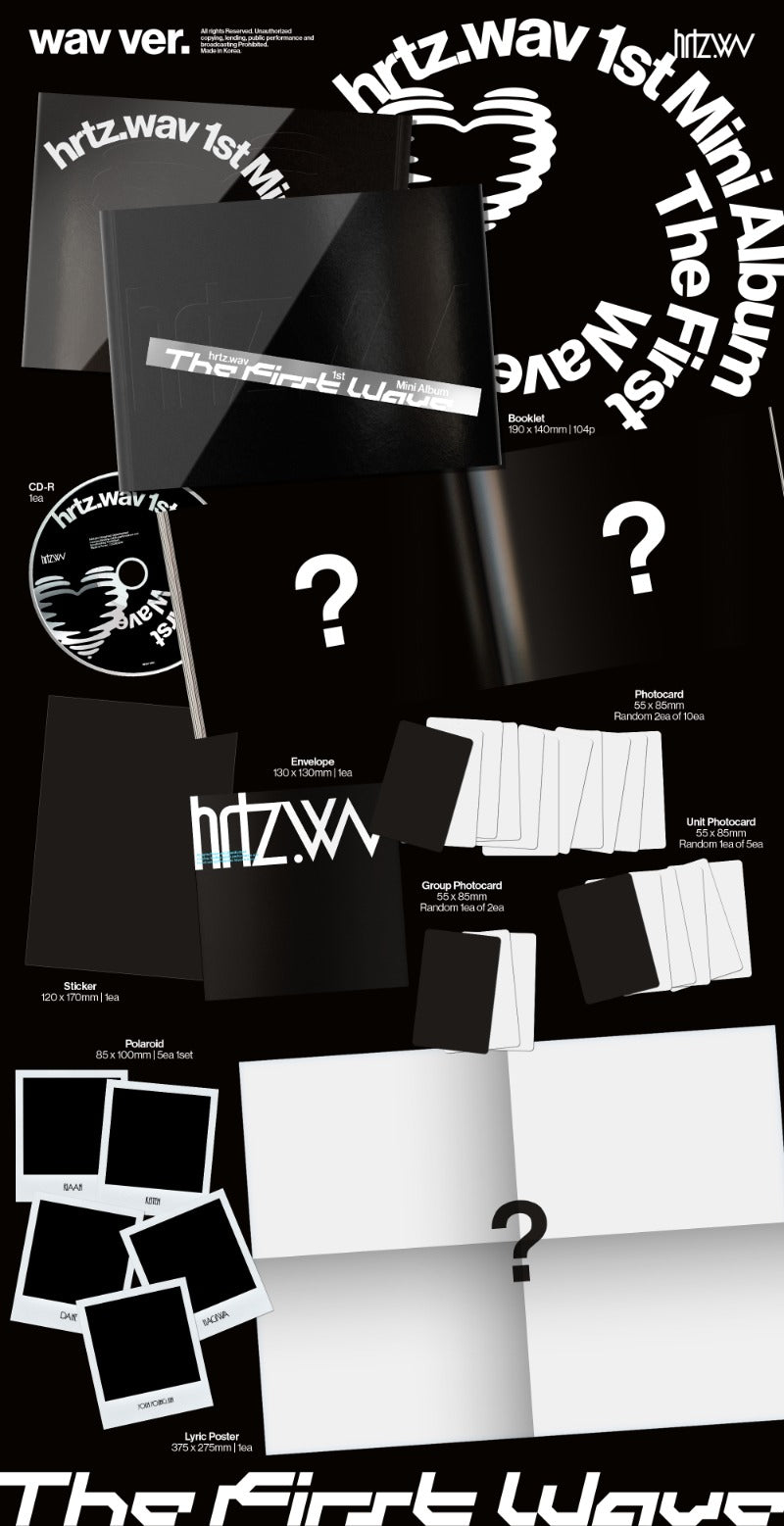 hrtz.wav – 1st Mini Album [The First Wave] (Random Ver.)