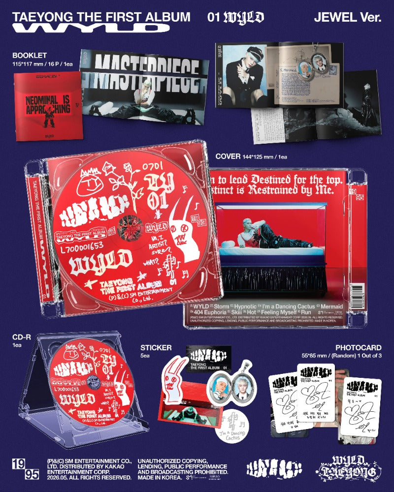 TAEYONG (NCT) - 1st Full Album [WYLD] (Jewel Case Ver.)