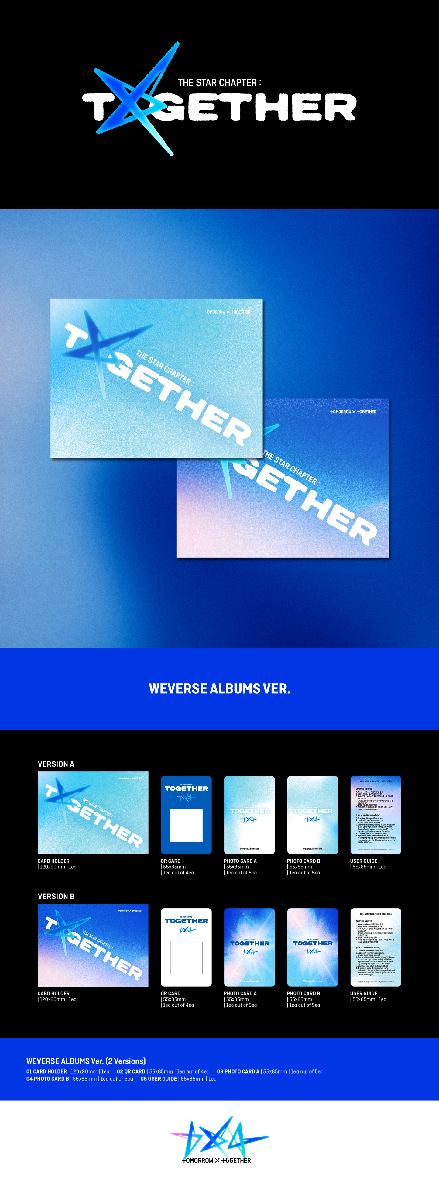 TXT - 4th Full Album [The Star Chapter : TOGETHER] (Weverse Albums Ver.) (Random)