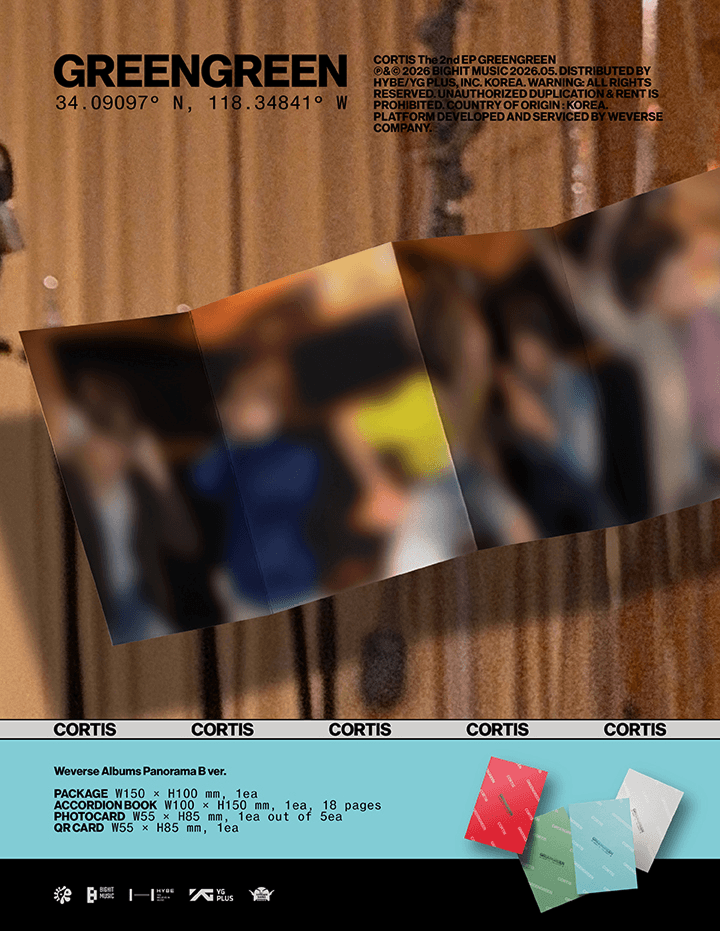 CORTIS - 2nd EP [GREENGREEN] (Weverse Albums Ver.) (Weverse Gift)