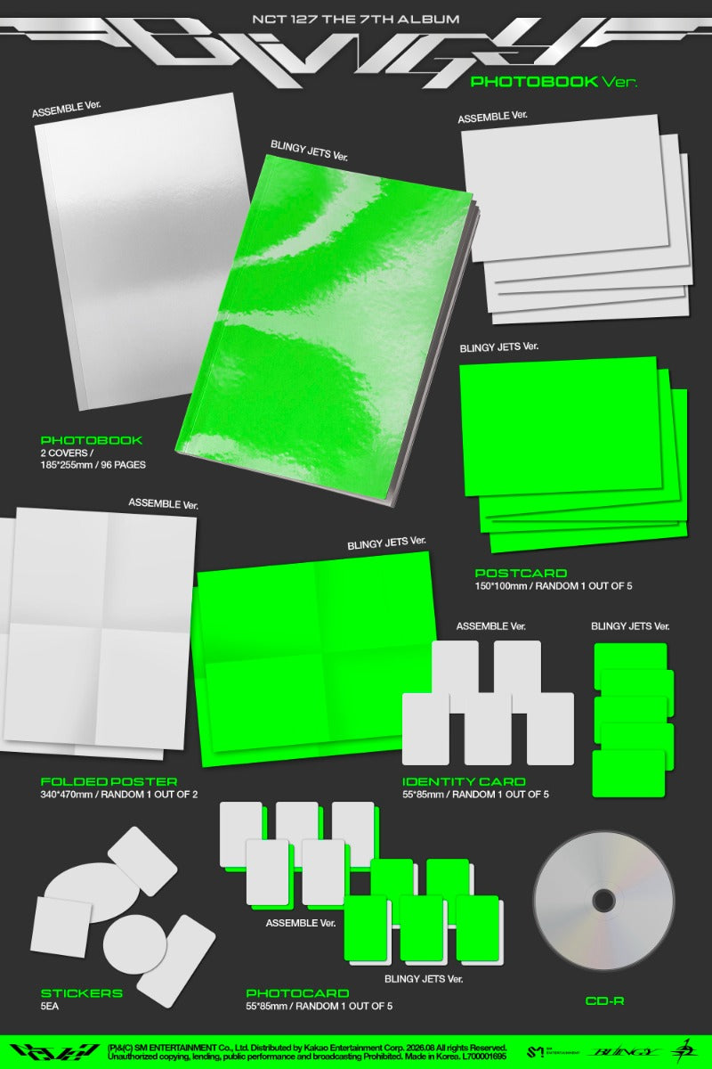 NCT 127 - 7th Full Album [BLINGY] (Photobook Ver.)