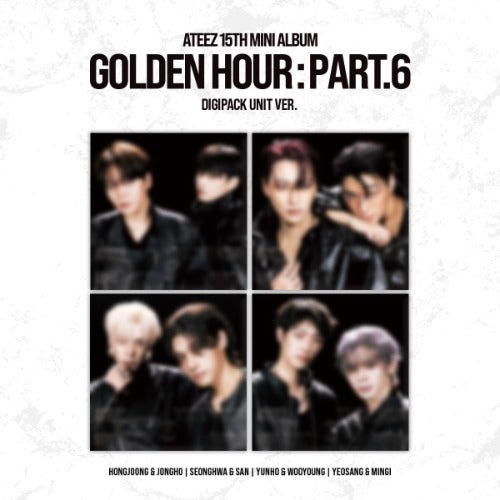ATEEZ - 15TH MINI ALBUM [GOLDEN HOUR : Part.6] (DIGIPACK UNIT VER.)