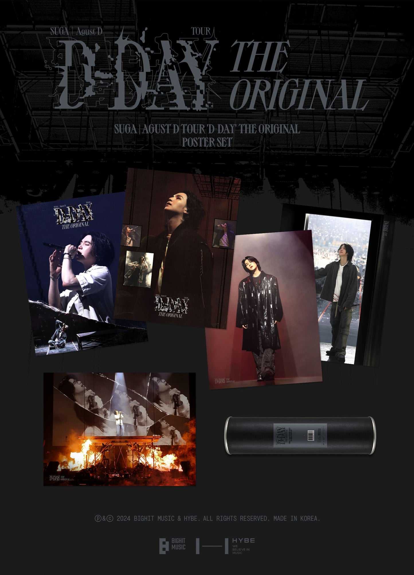 Agust D - Agust D TOUR [D-DAY] The Original Poster Set