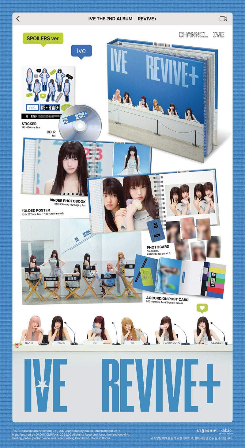 IVE - 2nd Album [REVIVE +] (SPOILERS Ver.)