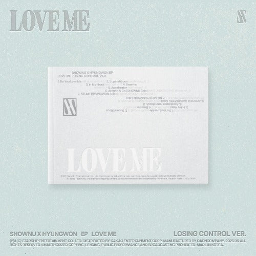 SHOWNU X HYUNGWON EP [LOVE ME] (LOVE ME OR NOT VER. / LOSING CONTROL VER.)