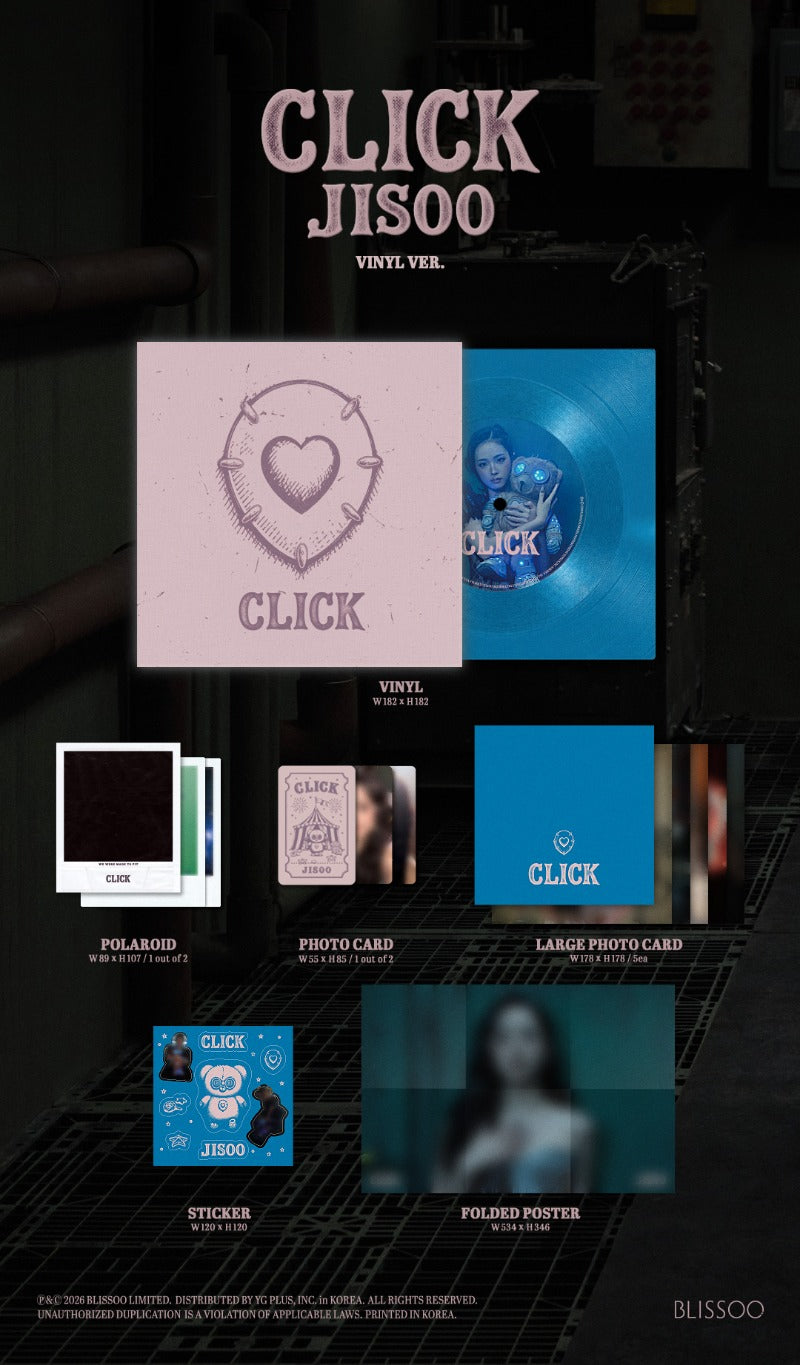 JISOO - Single Album [CLICK] (VINYL Ver.)