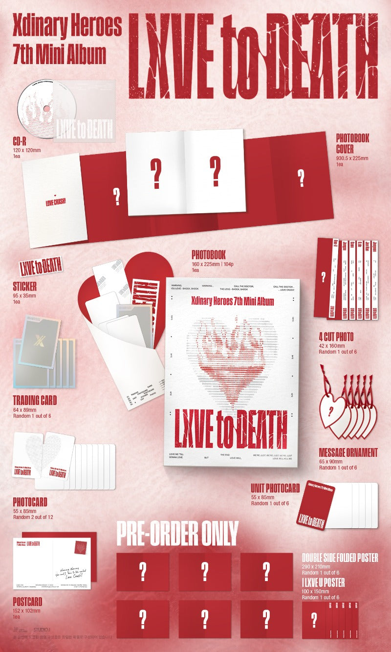 Xdinary Heroes - 7th Mini Album [LXVE to DEATH]