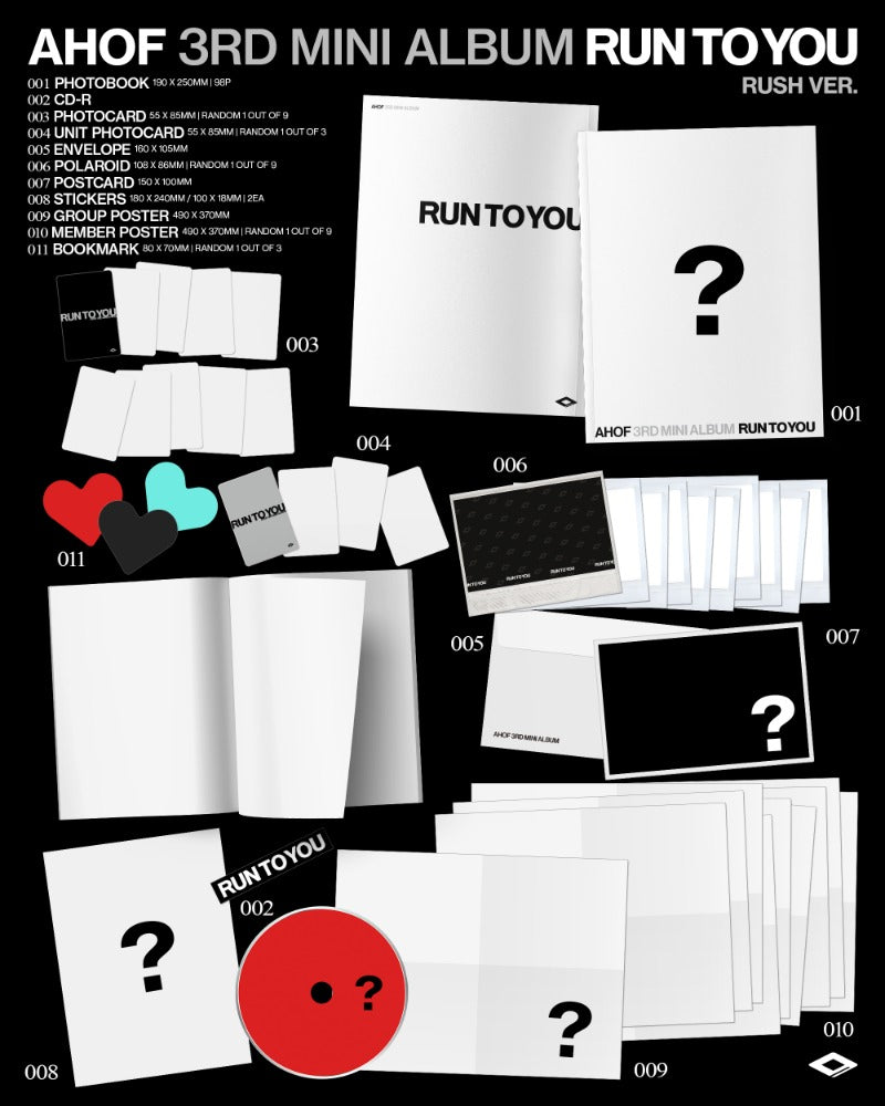 AHOF - 3rd Mini Album [RUN TO YOU] (PHOTOBOOK Ver.)