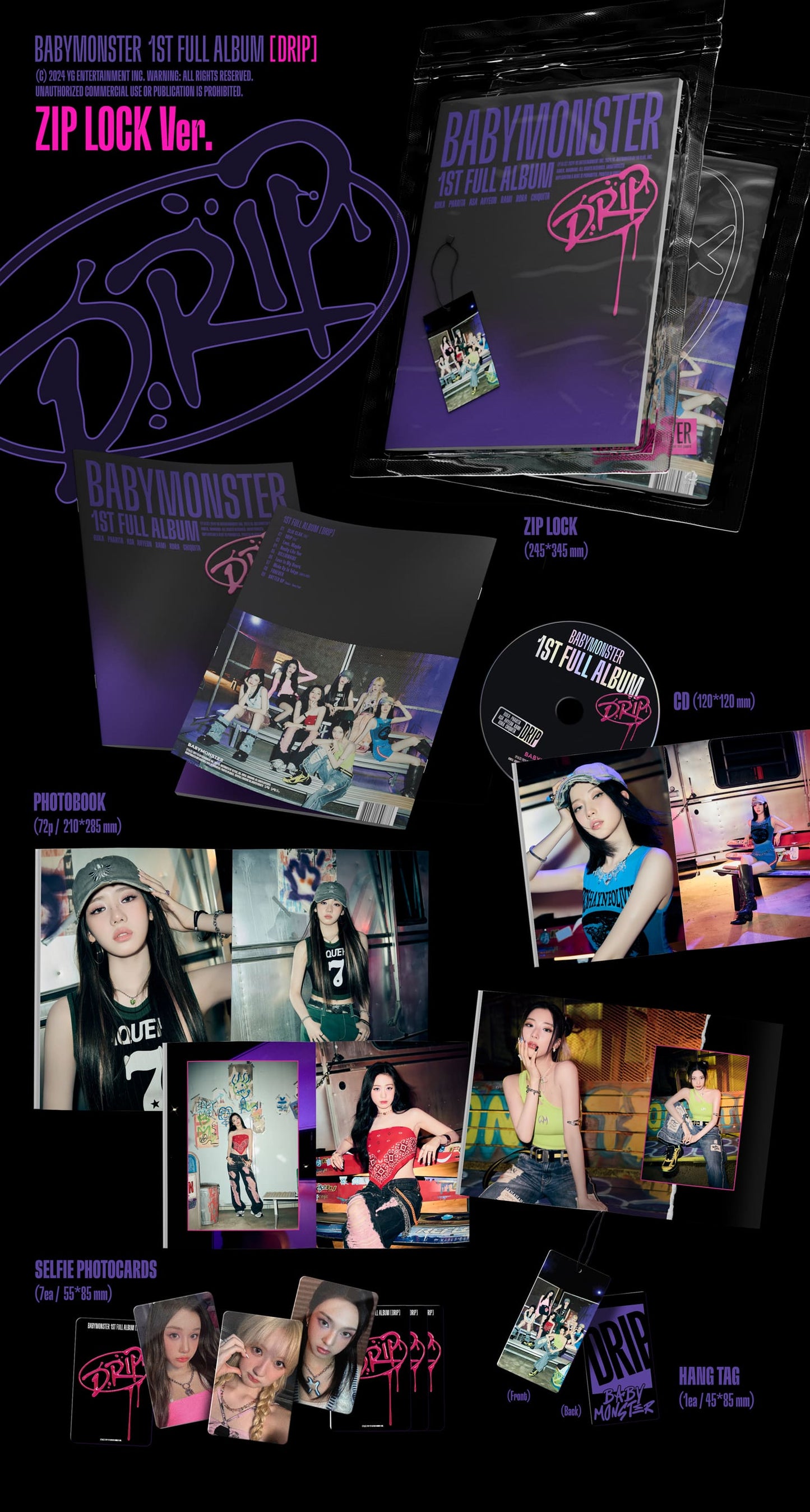 BABYMONSTER - 1st Full Album [DRIP] (Random)