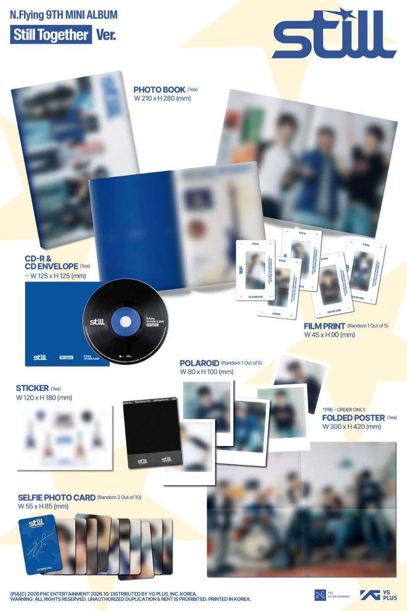 N.Flying - 9th Mini Album [Still] (Photobook Ver.)