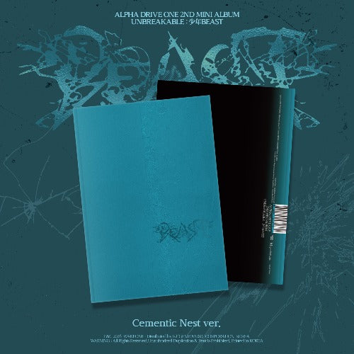 ALPHA DRIVE ONE - 2nd Mini Album [UNBREAKABLE : 少年 BEAST] (Cementic Nest Ver.)