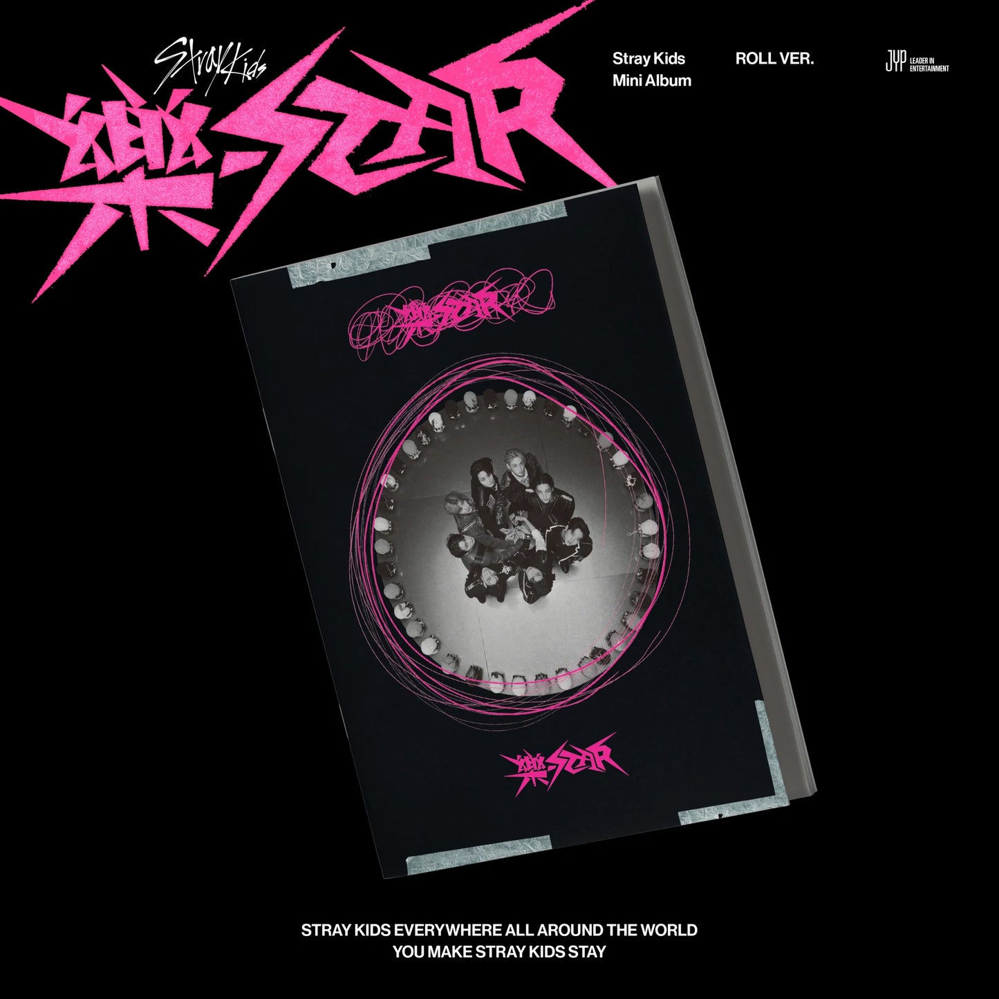 Stray Kids - 8th Mini Album [樂-STAR] (Standard Ver.) (ROCK Ver. / ROLL Ver.)