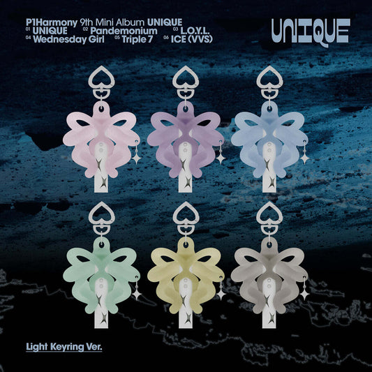 P1Harmony - 9th Mini Album [UNIQUE] (Light Keyring Ver.) (Random)