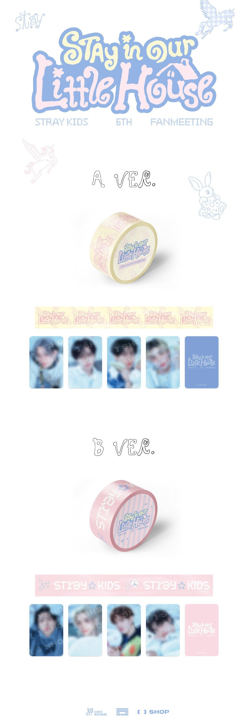 Stray Kids - MD [Stay in Our Little House] BOX TAPE SET