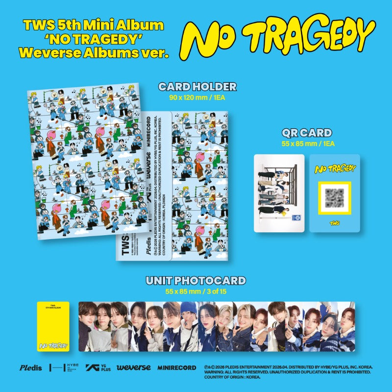 TWS - 5th Mini Album [NO TRAGEDY] (Weverse Albums Ver.)