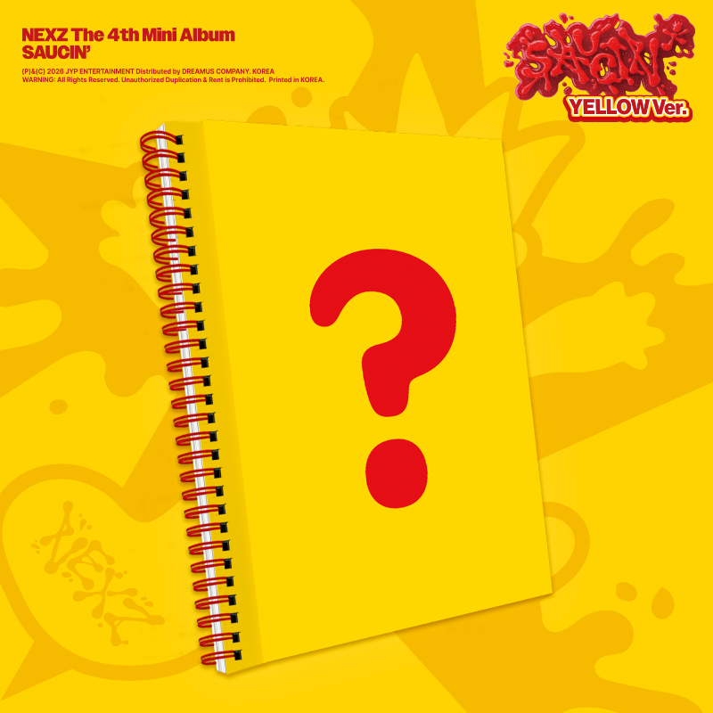 NEXZ - 4th Mini Album [SAUCIN’] (BLACK ver. / YELLOW ver.)