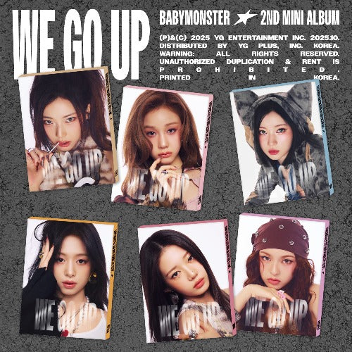 BABYMONSTER - 2nd MINI ALBUM [WE GO UP] (PATTERN Ver.) (Random)