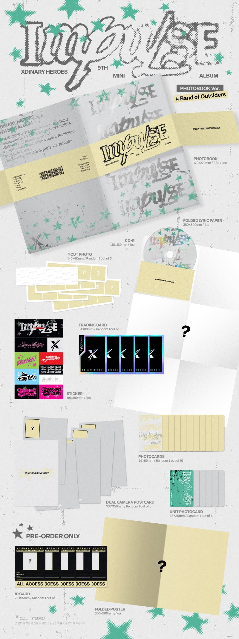 Xdinary Heroes - 9th Mini Album [IMPULSE]