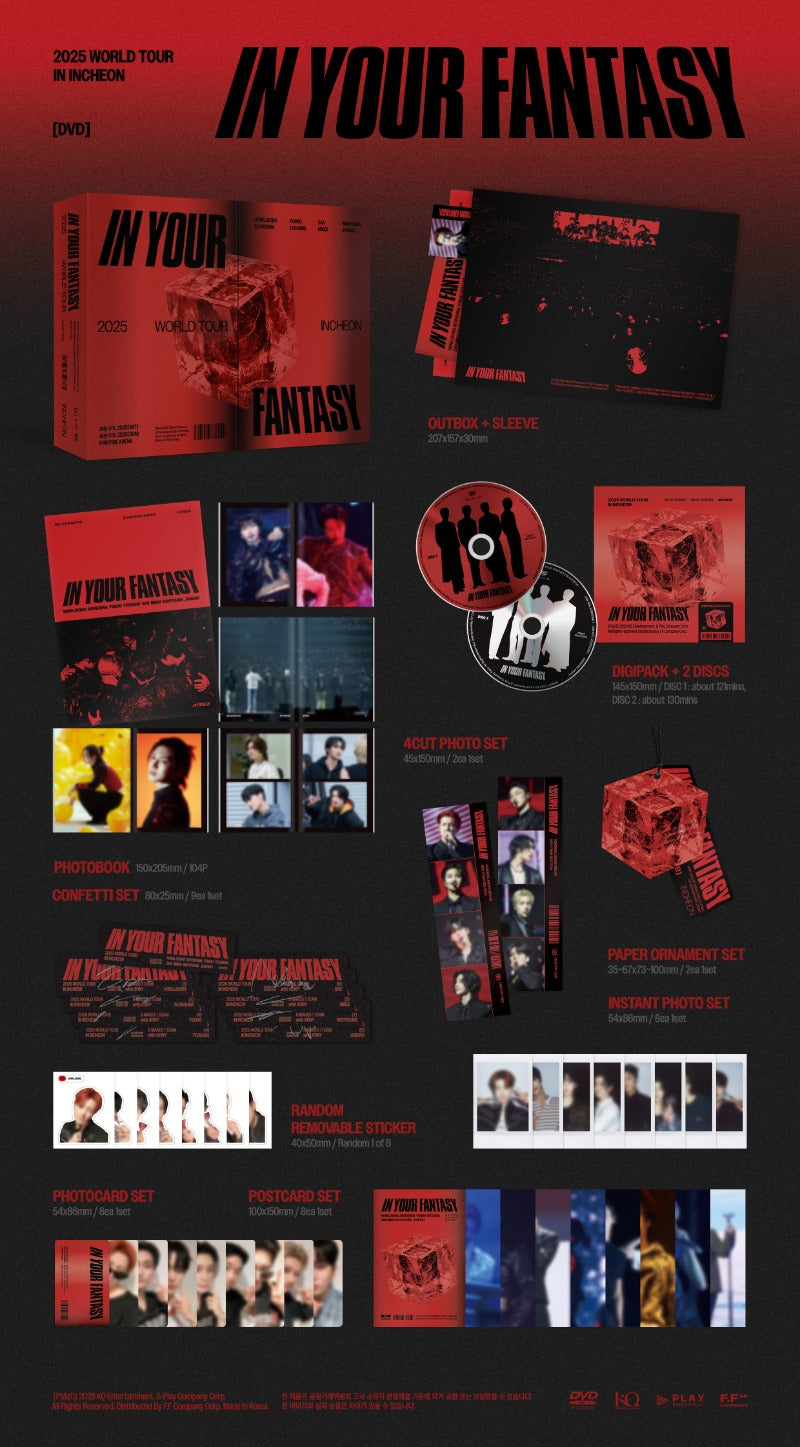 ATEEZ - 2025 WORLD TOUR [IN YOUR FANTASY] INCHEON DVD