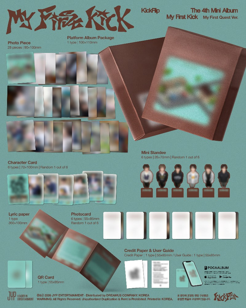 KickFlip - 4th Mini Album [My First Kick] (My First Quest Ver.) (Platform Ver.)