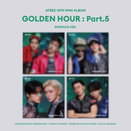 ATEEZ - 14th Mini Album [GOLDEN HOUR : Part.5] (DIGIPACK UNIT Ver.)