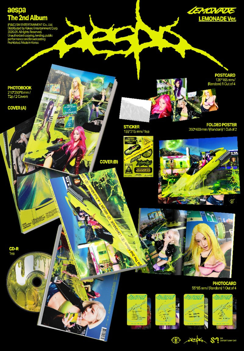 aespa - 2nd Full Album [LEMONADE] (LEMONADE Ver.)