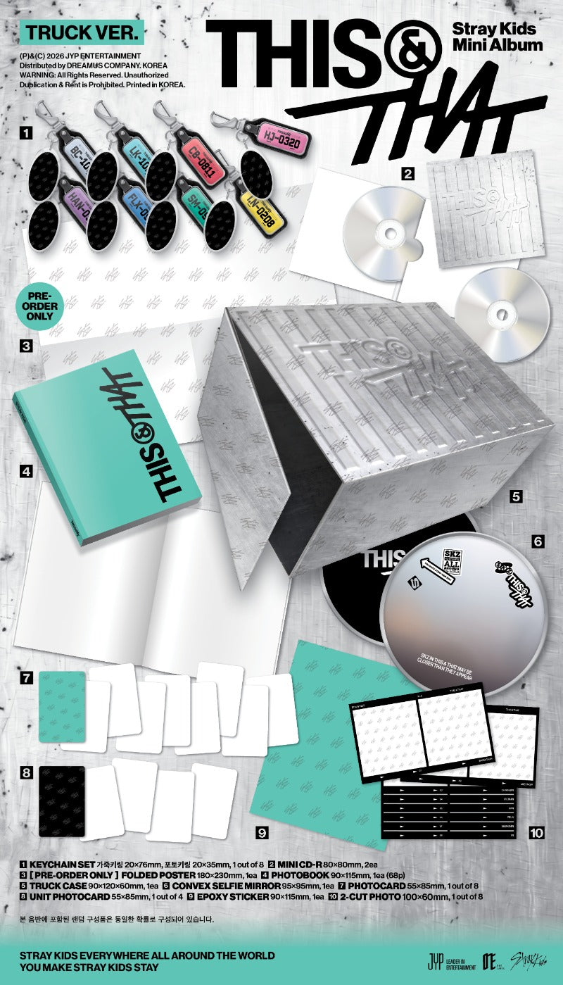Stray Kids - 10th Mini Album [THIS & THAT] (TRUCK VER.)