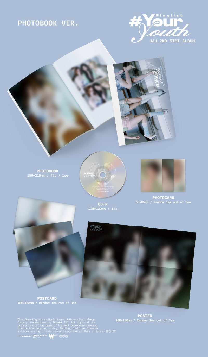 UAU - 2nd Mini Album [Playlist #Your Youth] (PHOTOBOOK Ver.)