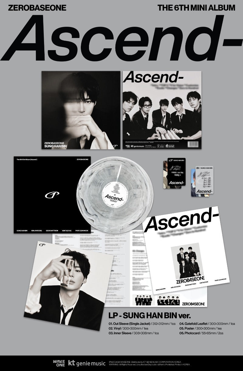 ZEROBASEONE - 6th Mini Album [Ascend-] (LP Ver.)