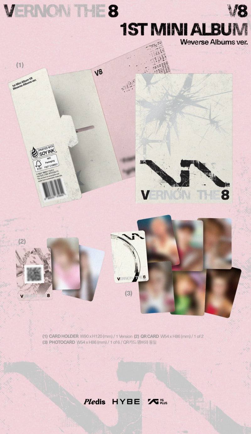 V8 (SEVENTEEN) - 1st Mini Album [V8] (Weverse Albums ver.)