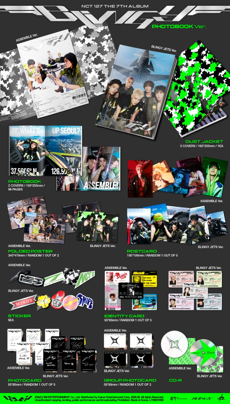 NCT 127 - 7th Full Album [BLINGY] (Photobook Ver.)