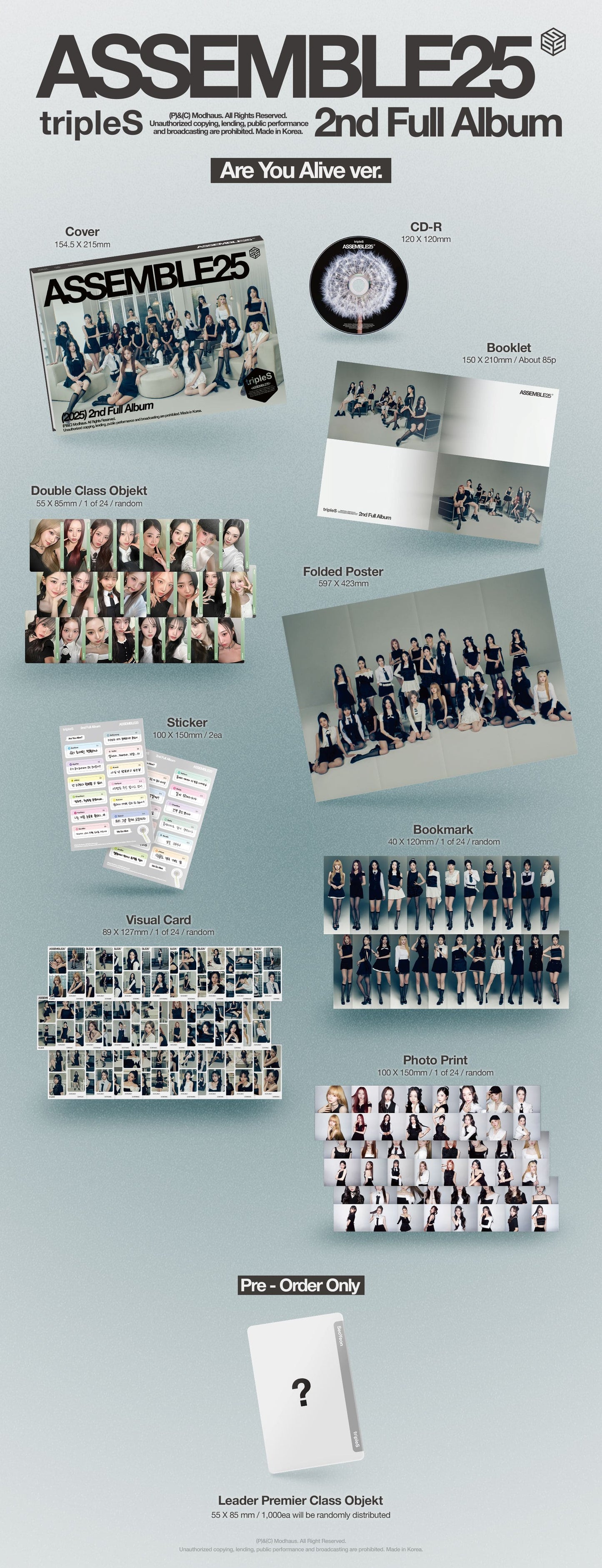 tripleS – 2nd Full Album ASSEMBLE25 (Random Version)
