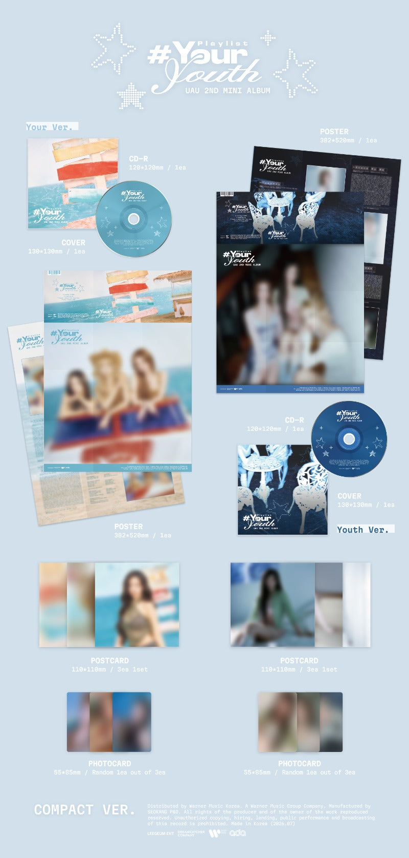 UAU - 2nd Mini Album [Playlist #Your Youth] (COMPACT VER.)