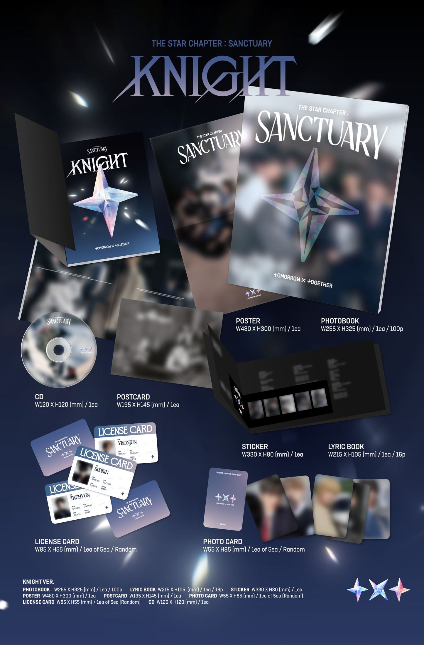 TXT - 7th Mini Album [The Star Chapter : SANCTUARY] (Random)