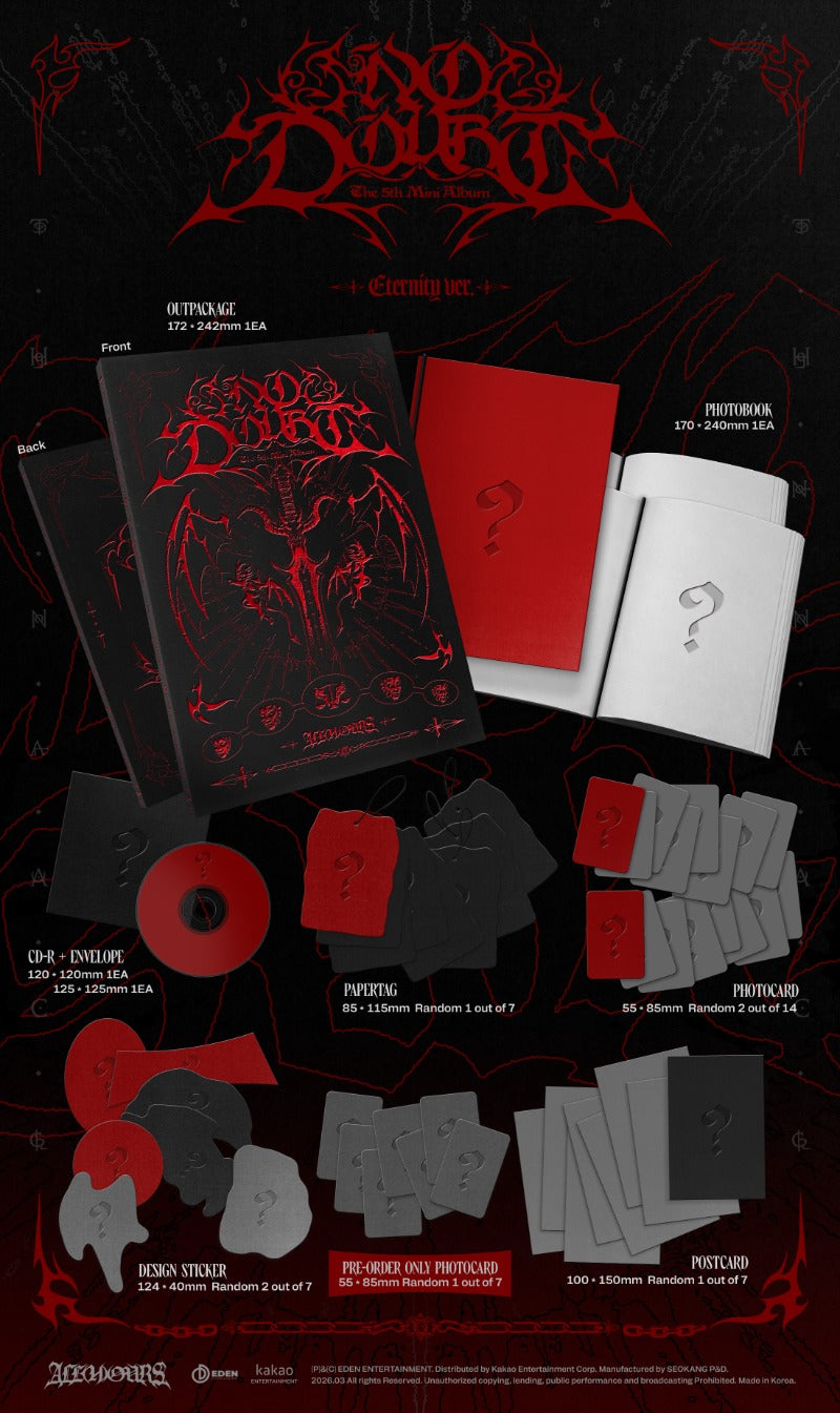 ALL(H)OURS - 5th Mini Album [NO DOUBT] (Random)