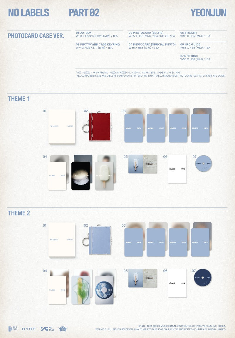 YEONJUN - 2nd Mini Album [NO LABELS: PART 02] (Photocard Case Ver.)