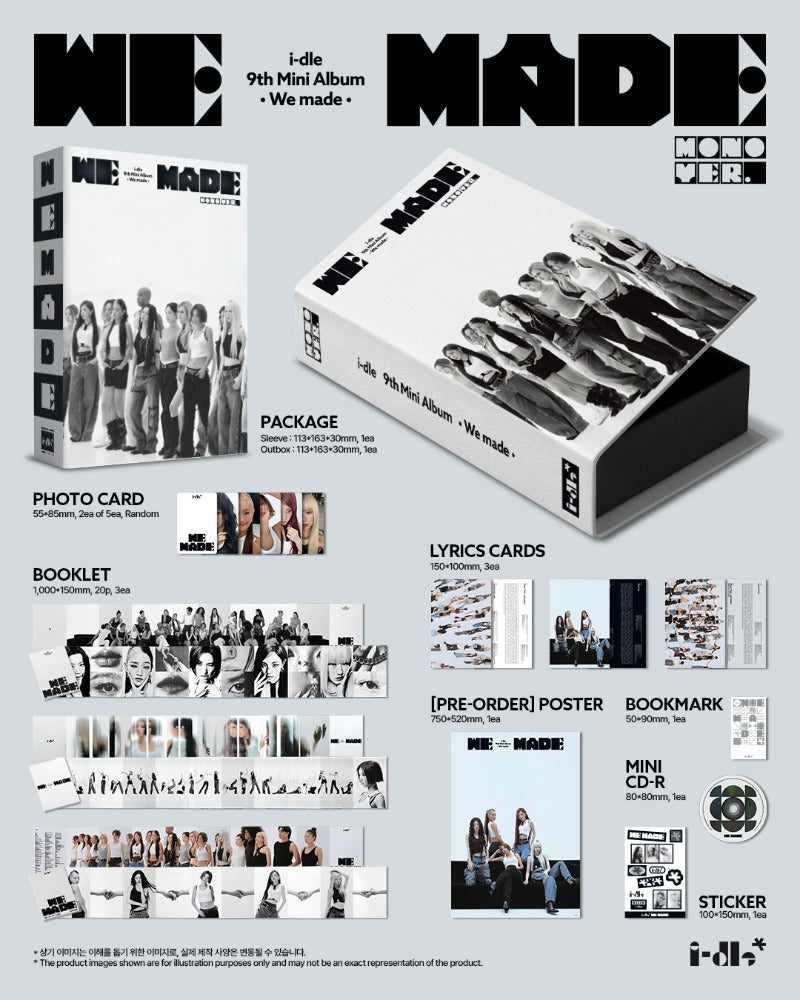 i-dle - 9th Mini Album [We made] (Mono Ver.)
