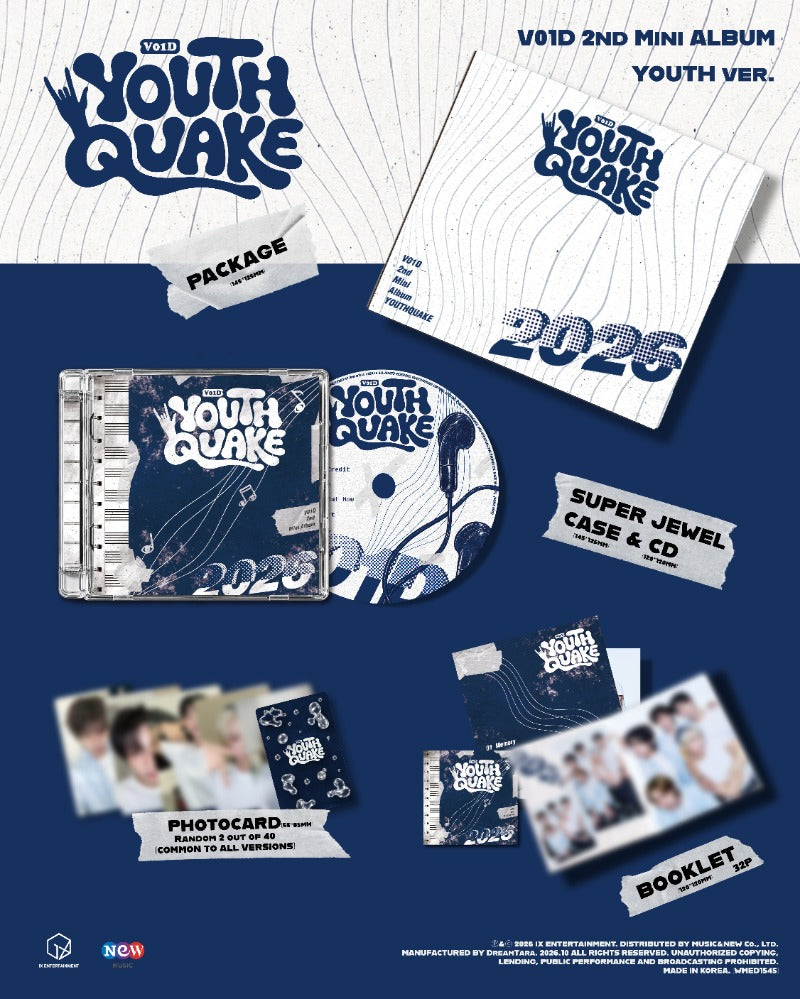 V01D 2nd Mini Album [YOUTHQUAKE]