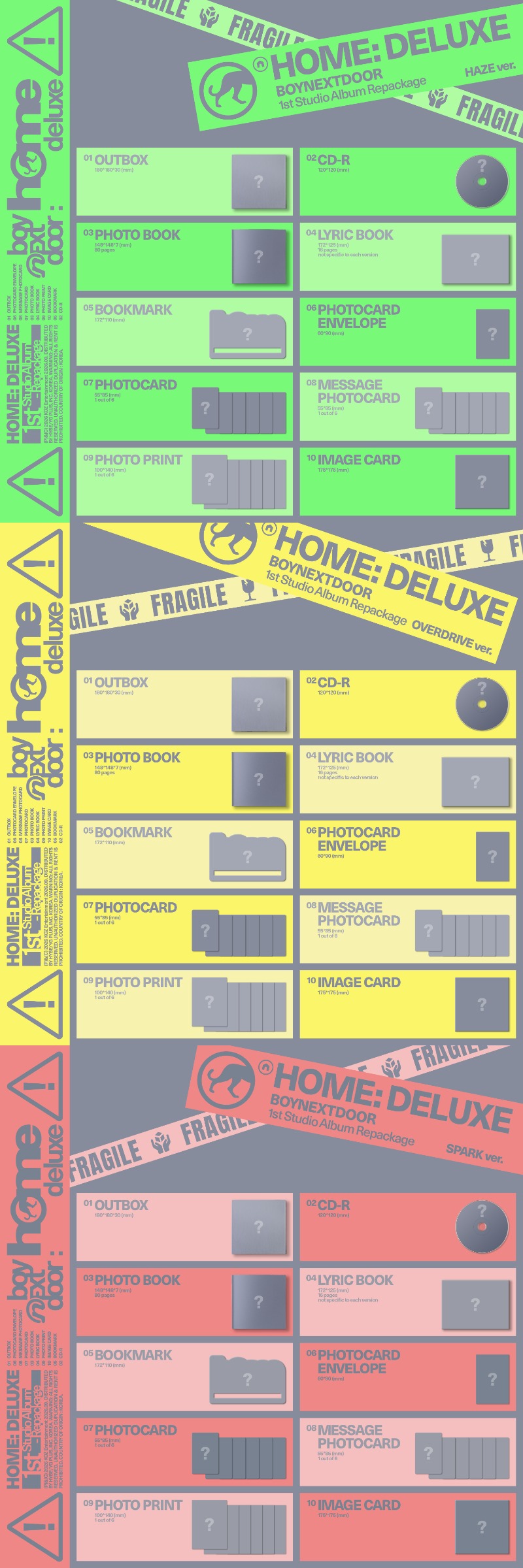 BOYNEXTDOOR - 1st Studio Album Repackage [HOME : DELUXE]