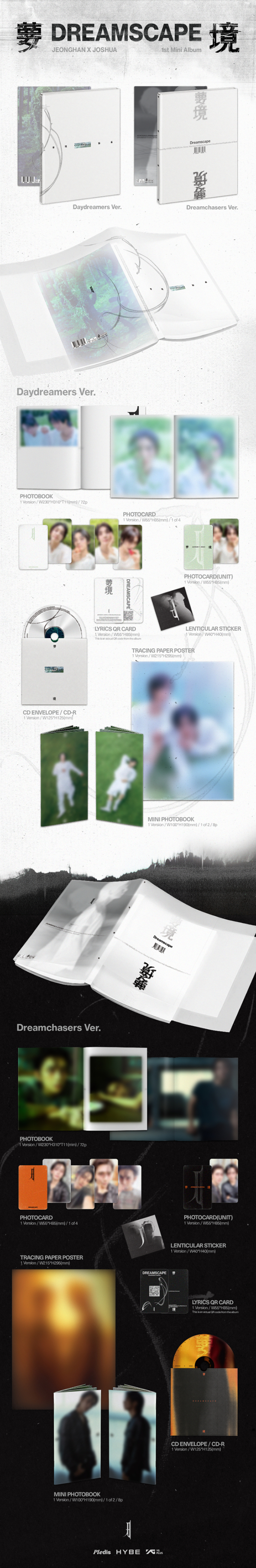 JEONGHAN X JOSHUA (SEVENTEEN) - 1st Mini Album [DREAMSCAPE]