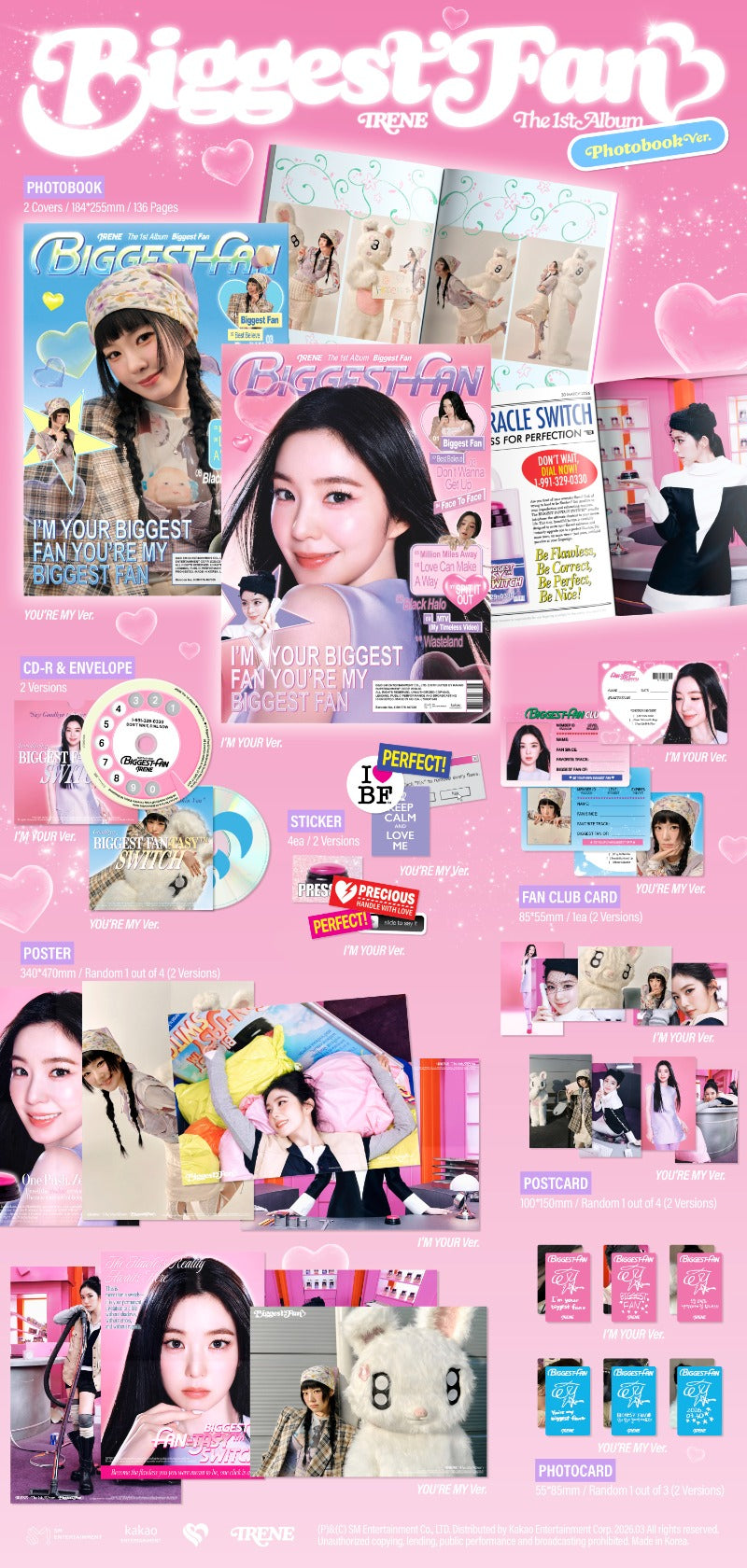 IRENE - 1st Full Album [Biggest Fan] (Photobook Ver.)